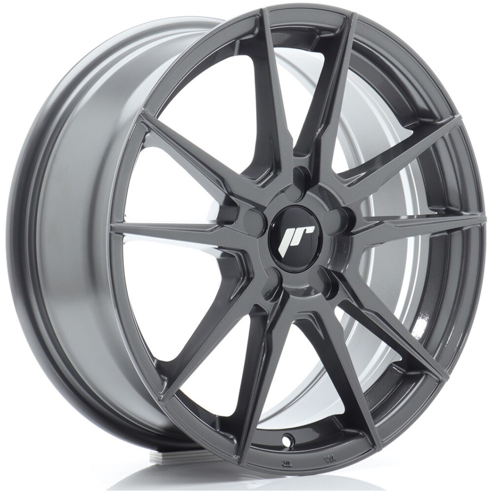 JR Wheels JR21 17x7 ET20-40 5H BLANK Hyper Gray