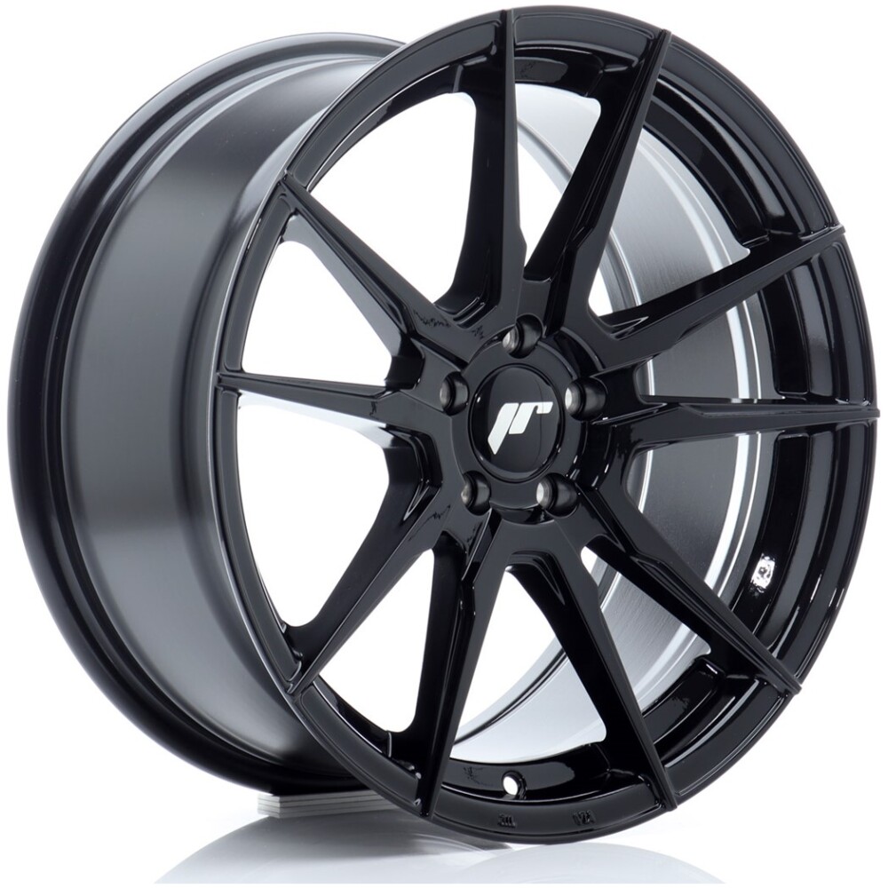 JR Wheels JR21 17x8 ET35 5x100 Gloss Black