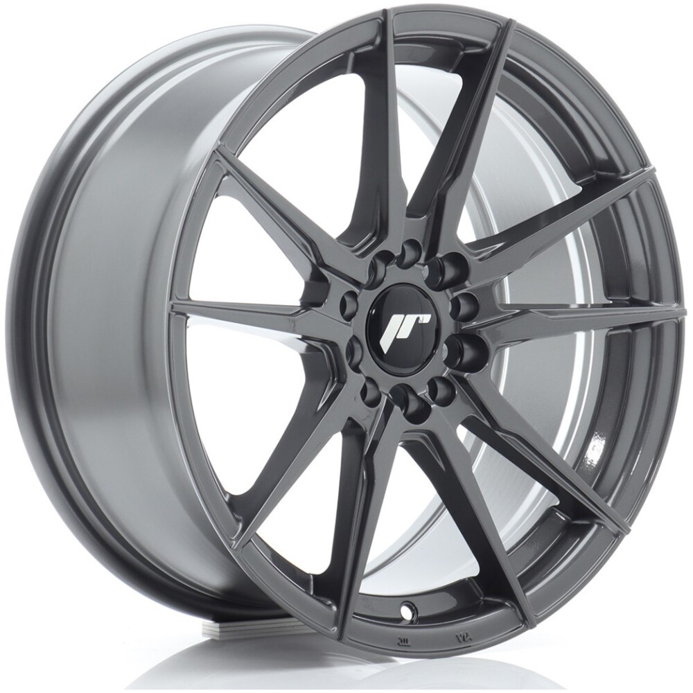 JR Wheels JR21 17x8 ET35 5x108/112 Hyper Gray