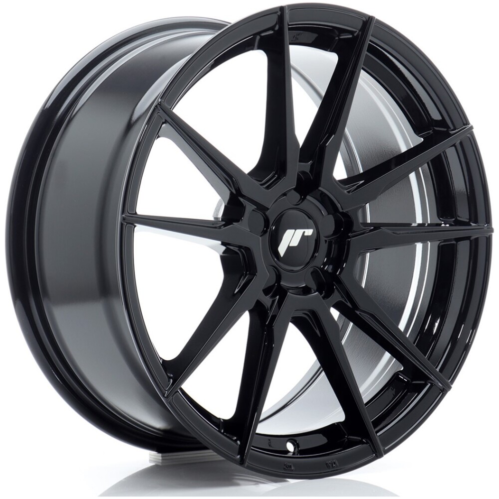 JR Wheels JR21 18x8 ET20-40 5H BLANK Gloss Black