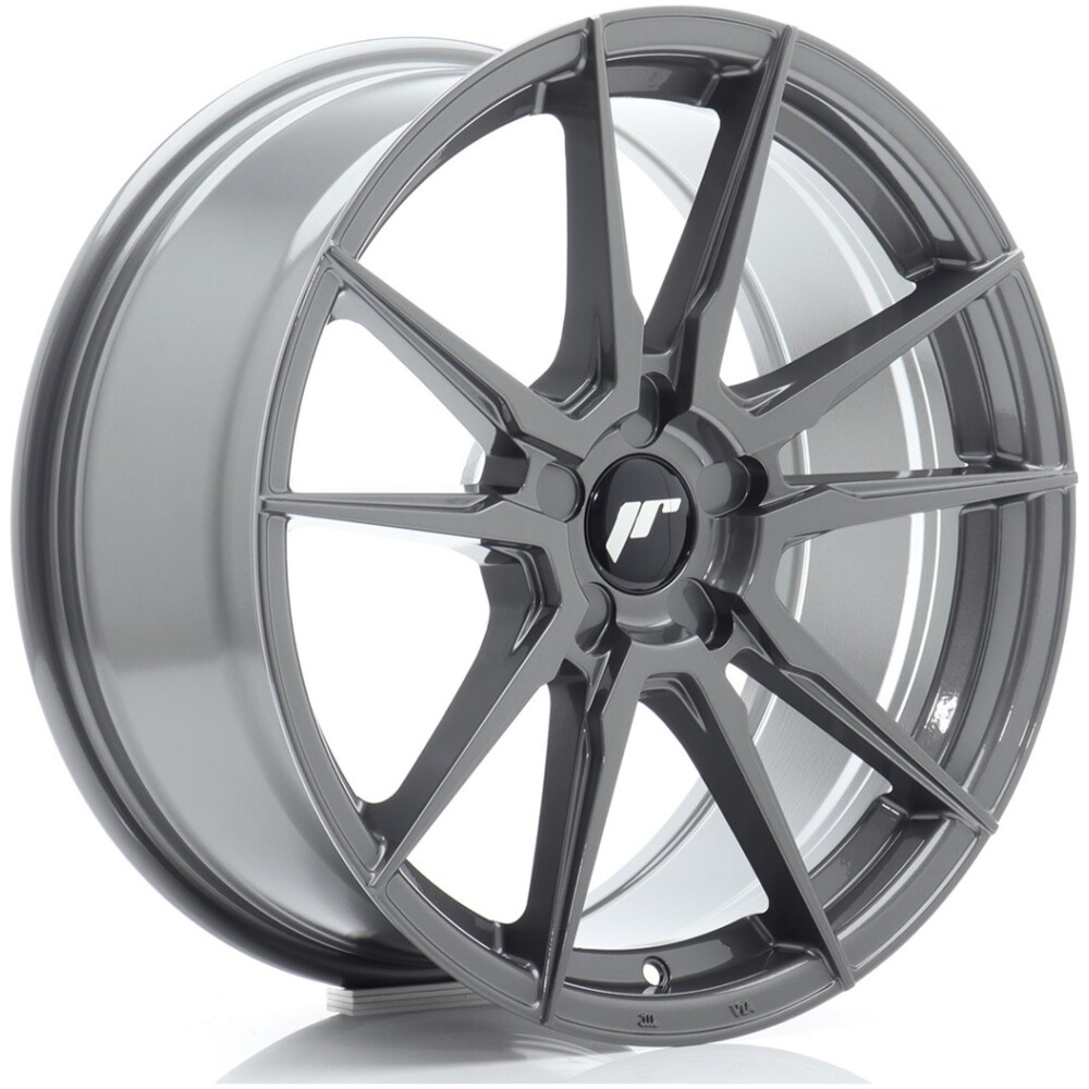 JR Wheels JR21 18x8 ET20-40 5H BLANK Hyper Gray