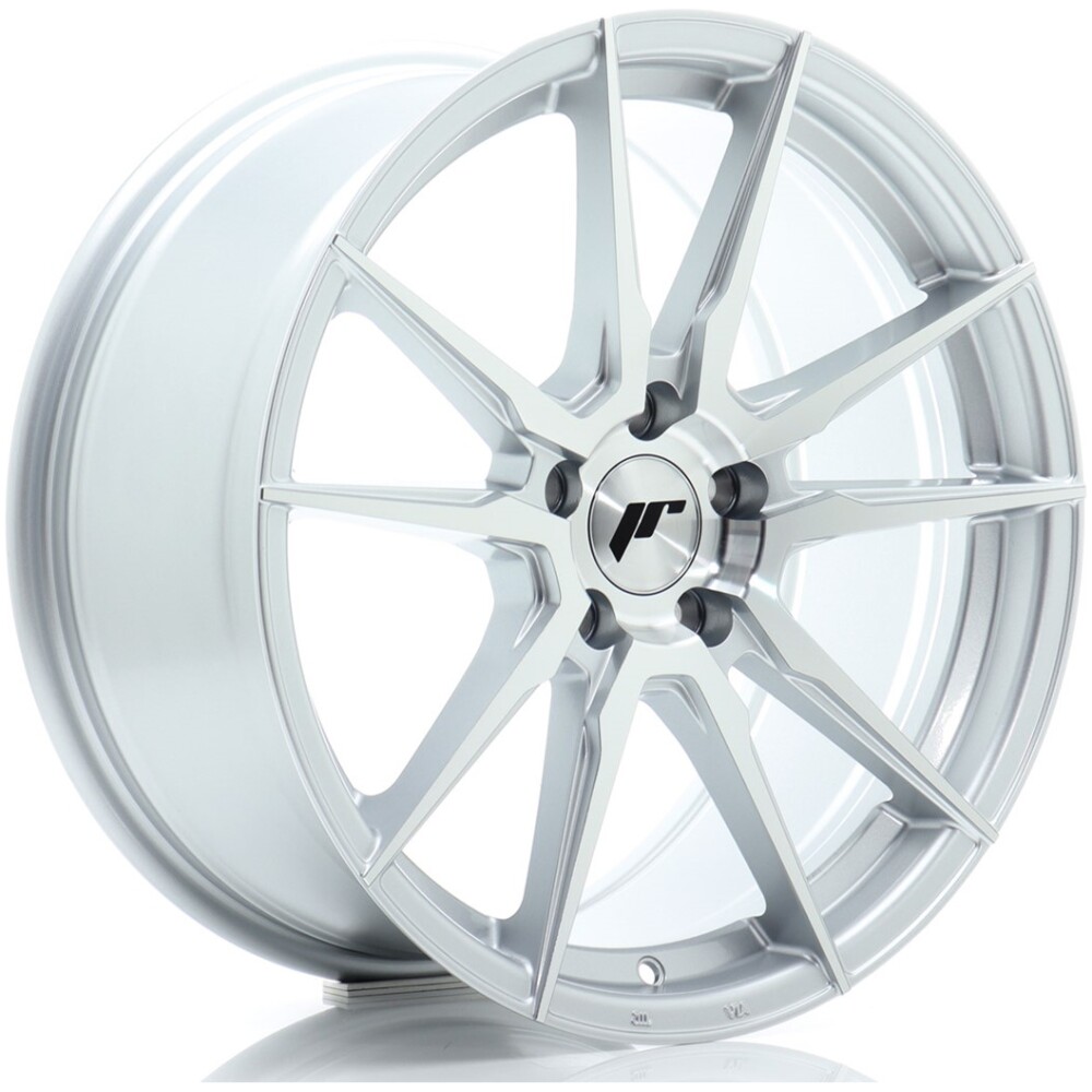 JR Wheels JR21 18x8,5 ET45 5x112 Silver Machined Face