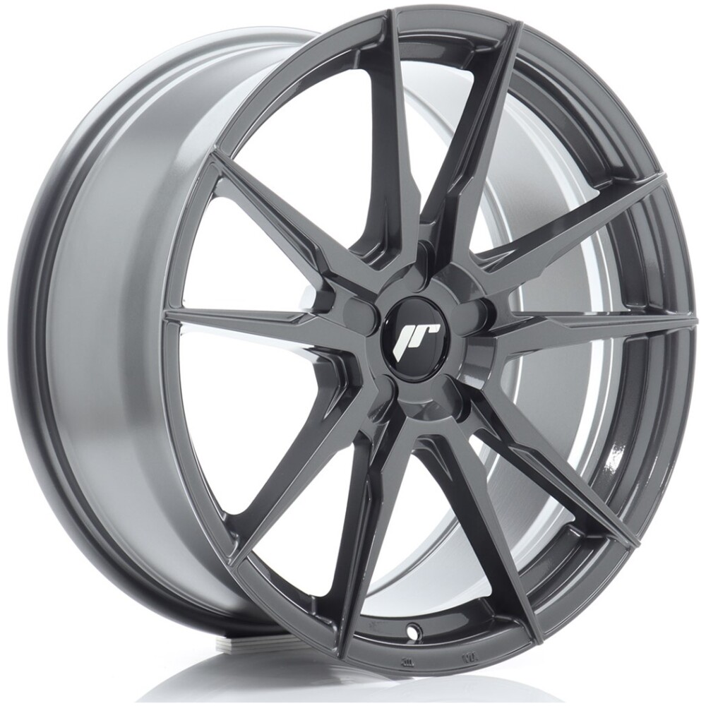 JR Wheels JR21 19x8 ET20-40 5H BLANK Hyper Gray