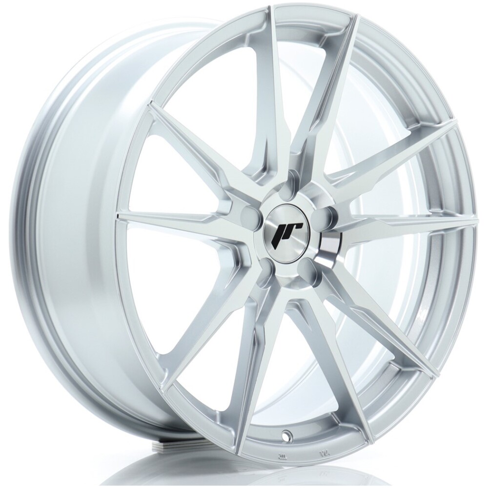 JR Wheels JR21 19x8 ET20-40 5H BLANK Silver Machined Face