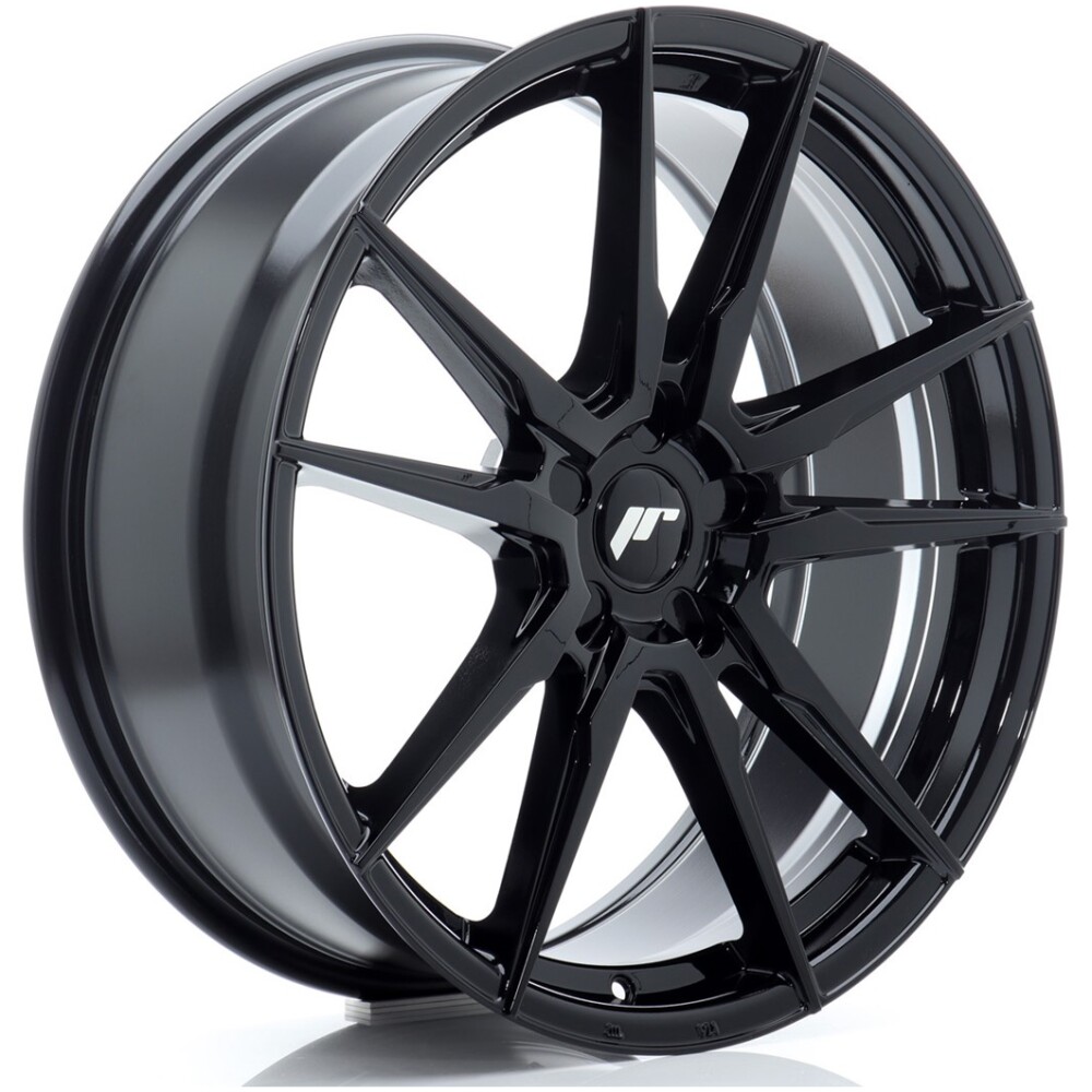 JR Wheels JR21 20x8 ET20-40 5H BLANK Gloss Black