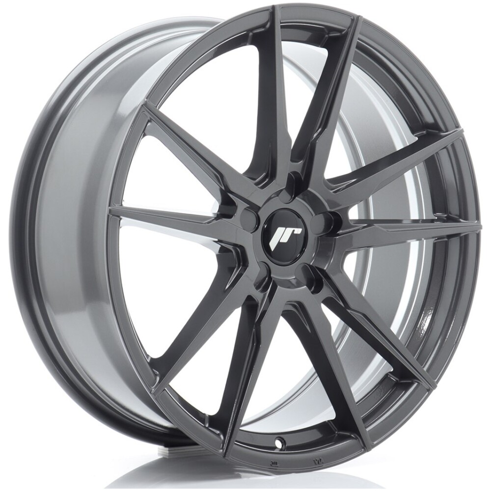 JR Wheels JR21 20x8 ET20-40 5H BLANK Hyper Gray