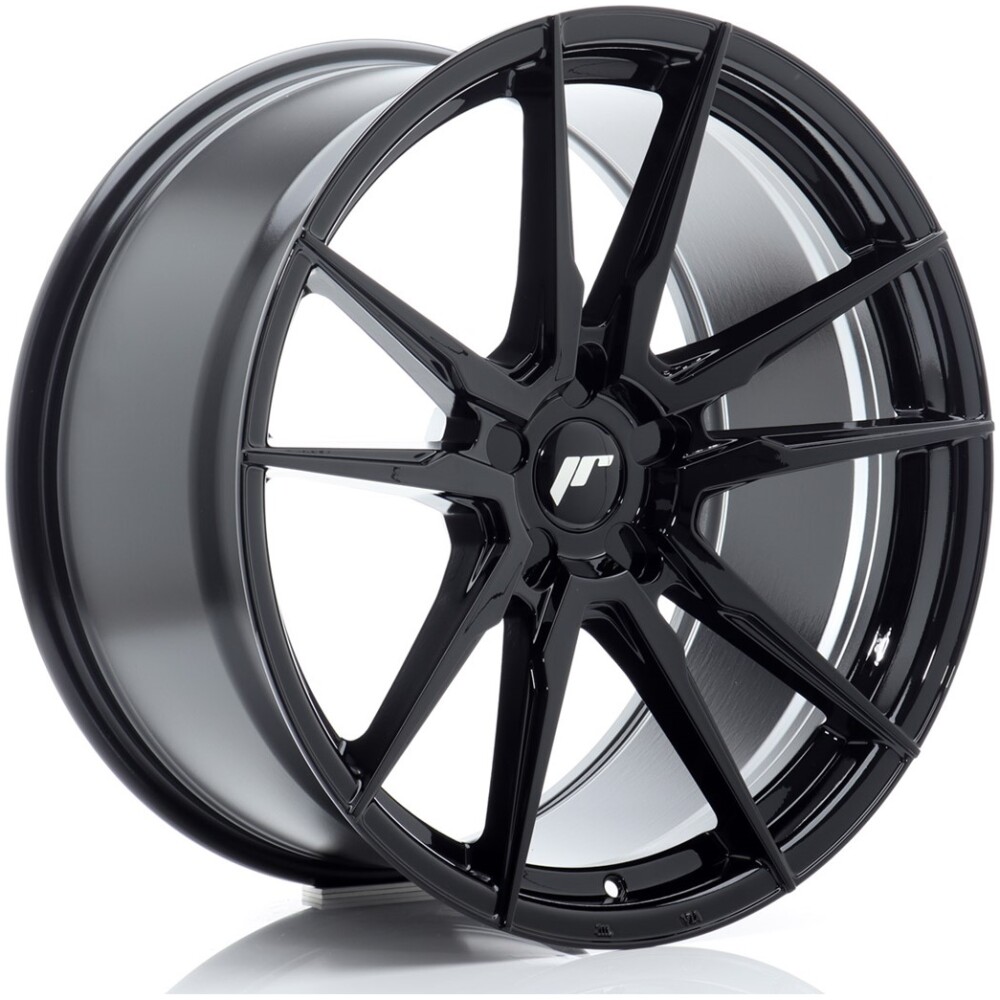 JR Wheels JR21 20x9 ET20-35 5H BLANK Gloss Black