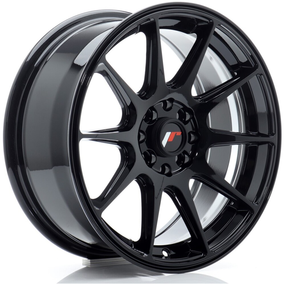 JR Wheels JR11 16x7 ET30 4x100/114 Gloss Black