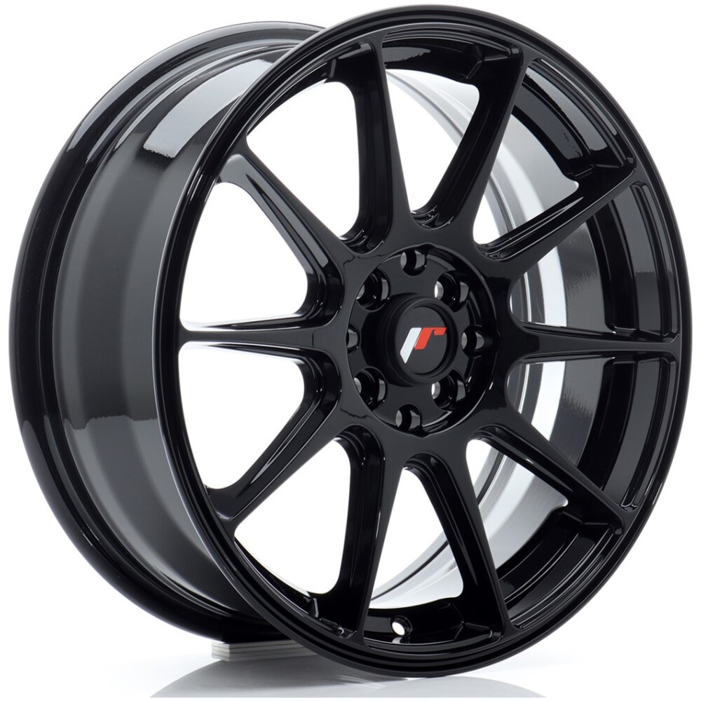 JR Wheels JR11 17x7 ET25 4x100/108 Gloss Black