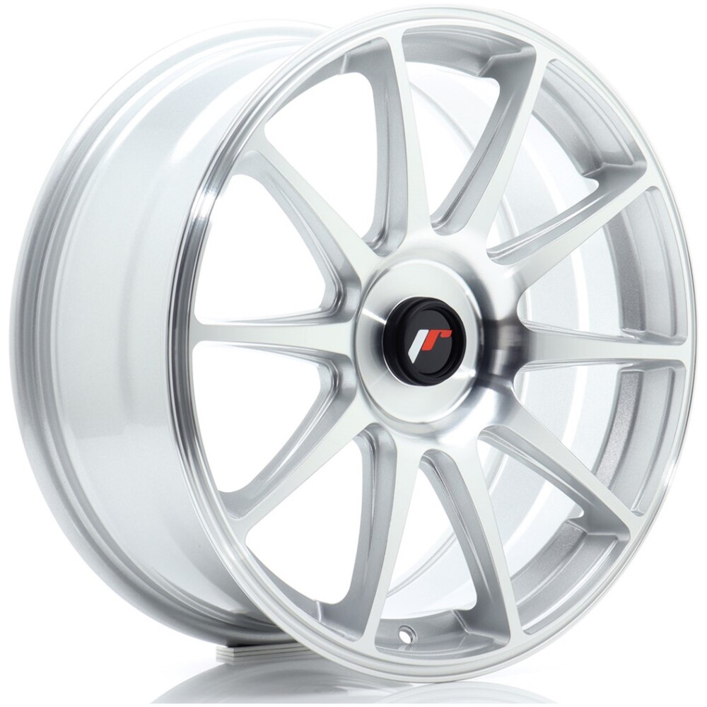 JR Wheels JR11 18x7,5 ET20-40 BLANK Silver Machined Face