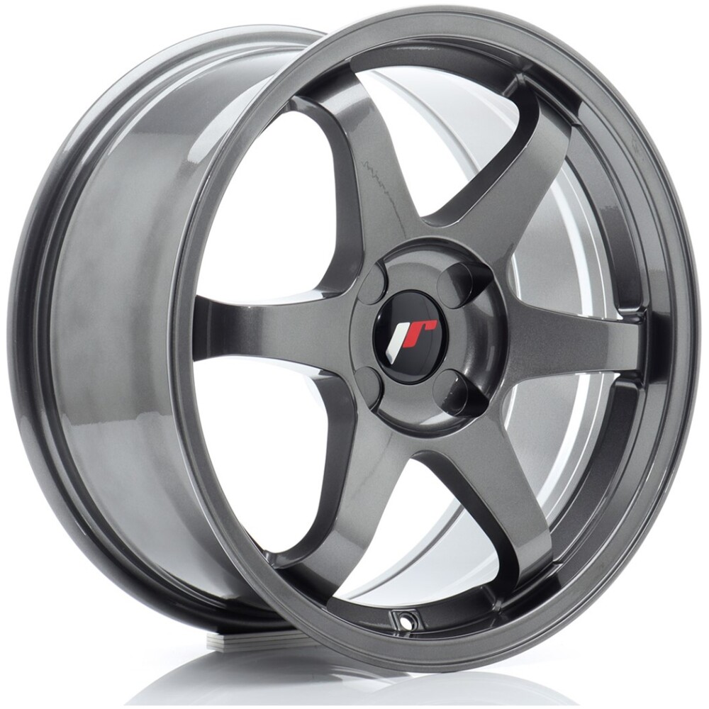 JR Wheels JR3 17x8 ET20-35 4H BLANK Gun Metal