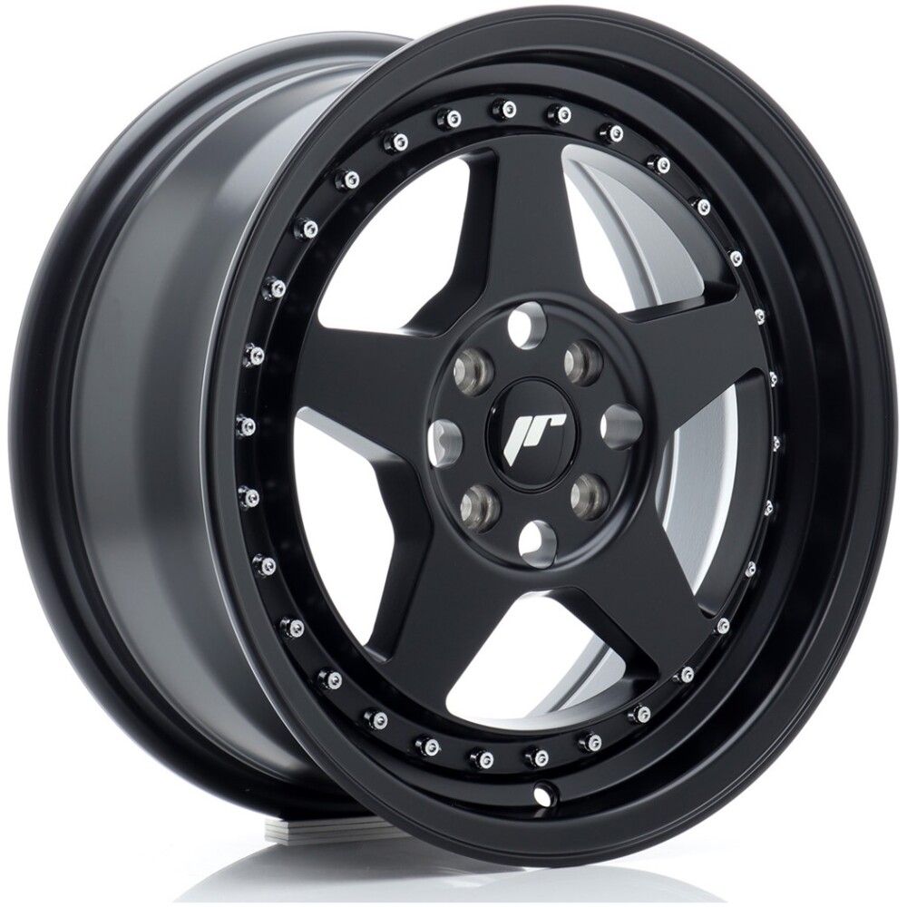 JR Wheels JR6 16x7 ET35 4x100 Matt Black