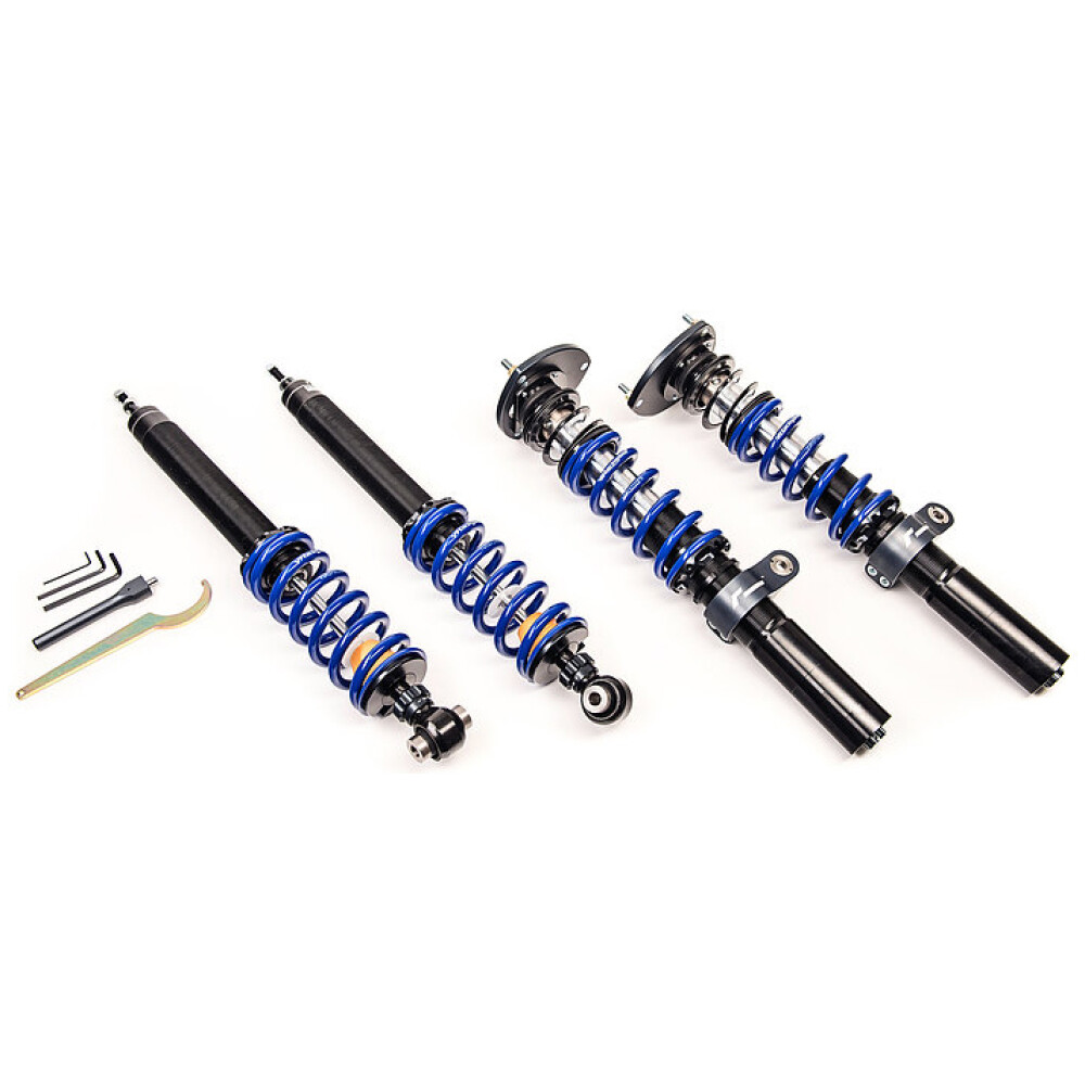 Racingline VWR TrackSport kit coilover regolabili MQB VW Golf 7, Audi A3/S3 8V, Seat Leon 5f, Skoda Octavia 3