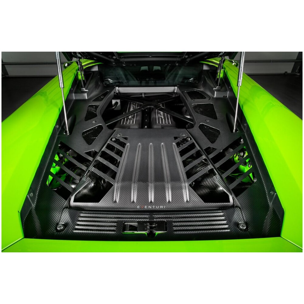 Eventuri Lamborghini Huracan cover motore carbonio opaco