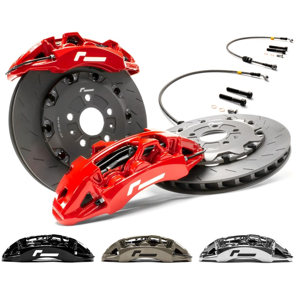 Racingline VWR impianto frenante maggiorato big brake kit bbk disco 355mm 6 pompanti Audi A3/S3 8p, VW Golf Mk5/6, Seat Leon 1p, Skoda Octavia 1z