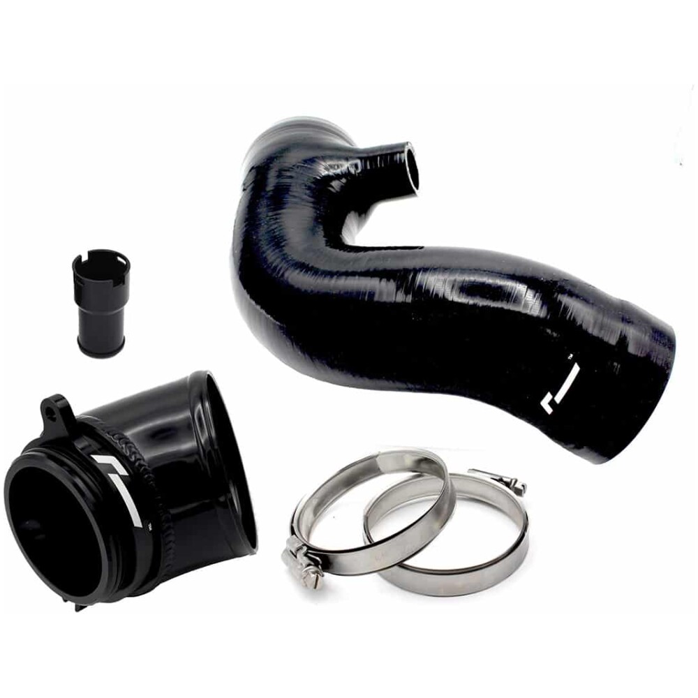 Racingline turbo inlet completo manicotto silicone curva 90 VAG MQB EVO EA888.4 con turbo Continental 300/320 cv Audi S3 8Y/Cupra Leon mk4/Cupra Formentor/VW Golf Mk8 R