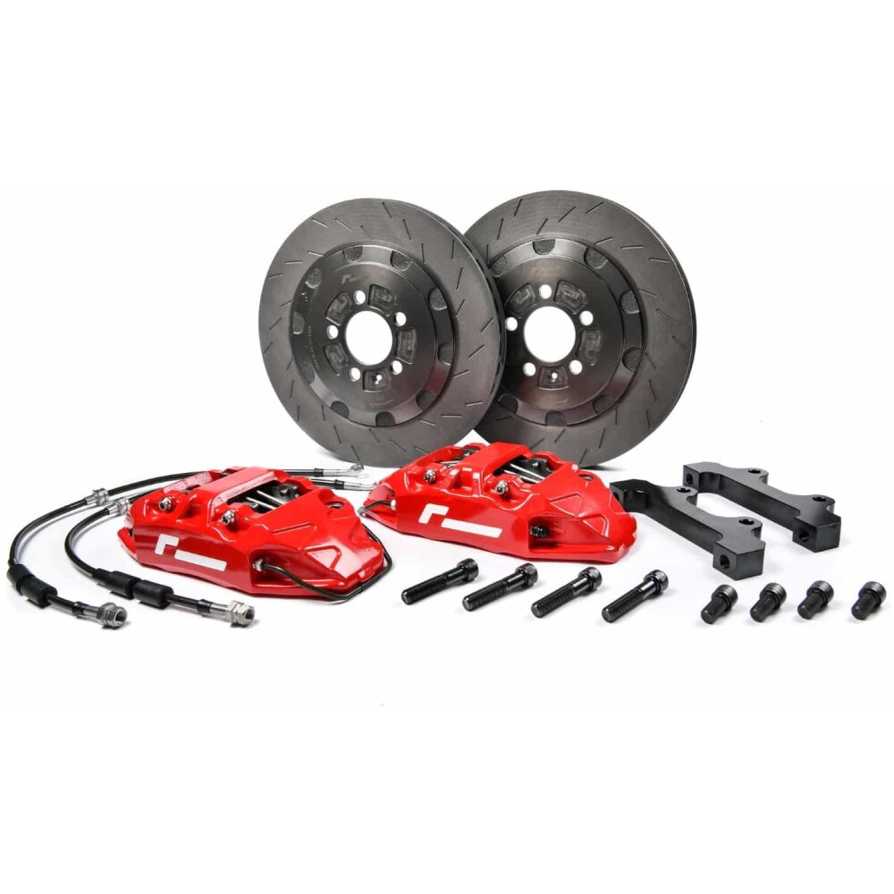 Racingline VWR kit big brake impianto frenante maggiorato anteriore EVO dischi 330mm pinze 4 pompanti Audi S1 8X/VW Polo 6R/6C GTI/Seat Ibiza 6J Cupra