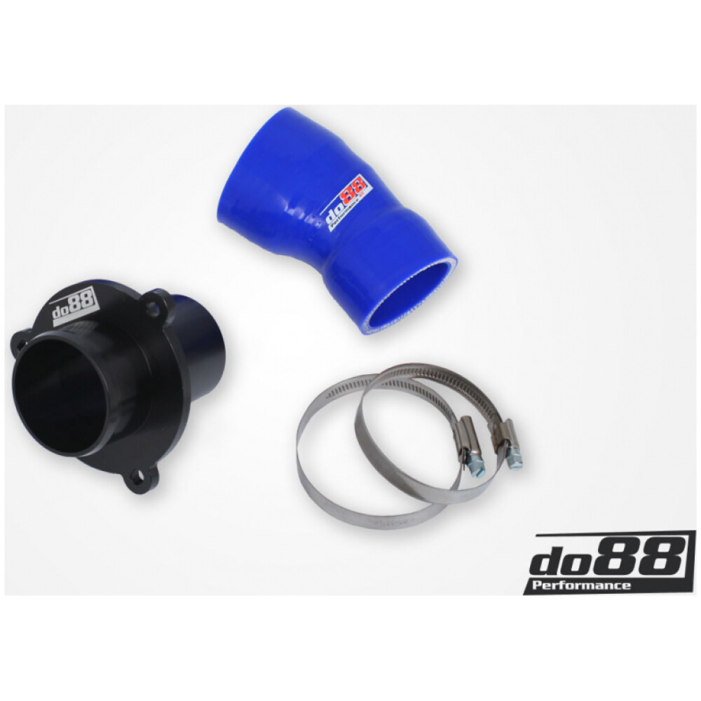 DO88 VAG 1.8/2.0 TSI (MQB) Turbo Muffler Delete, tubi di pressione OEM, tubo blu