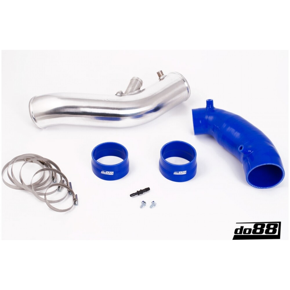 DO88 SAAB 9-3 2.8T V6 06-11 Tubo di aspirazione con tubi flessibili blu