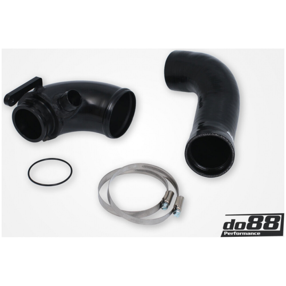 DO88 VAG 1.8/2.0 TSI (MQB) Tubo di aspirazione turbo, Tubo nero, Turbo OEM, Airbox OEM