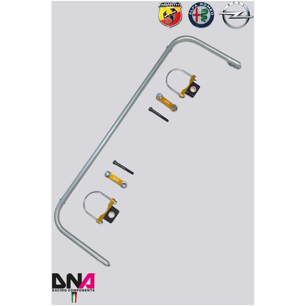 Kit barra antirollio posteriore regolabile DNA Racing FIAT Grande Punto Abarth