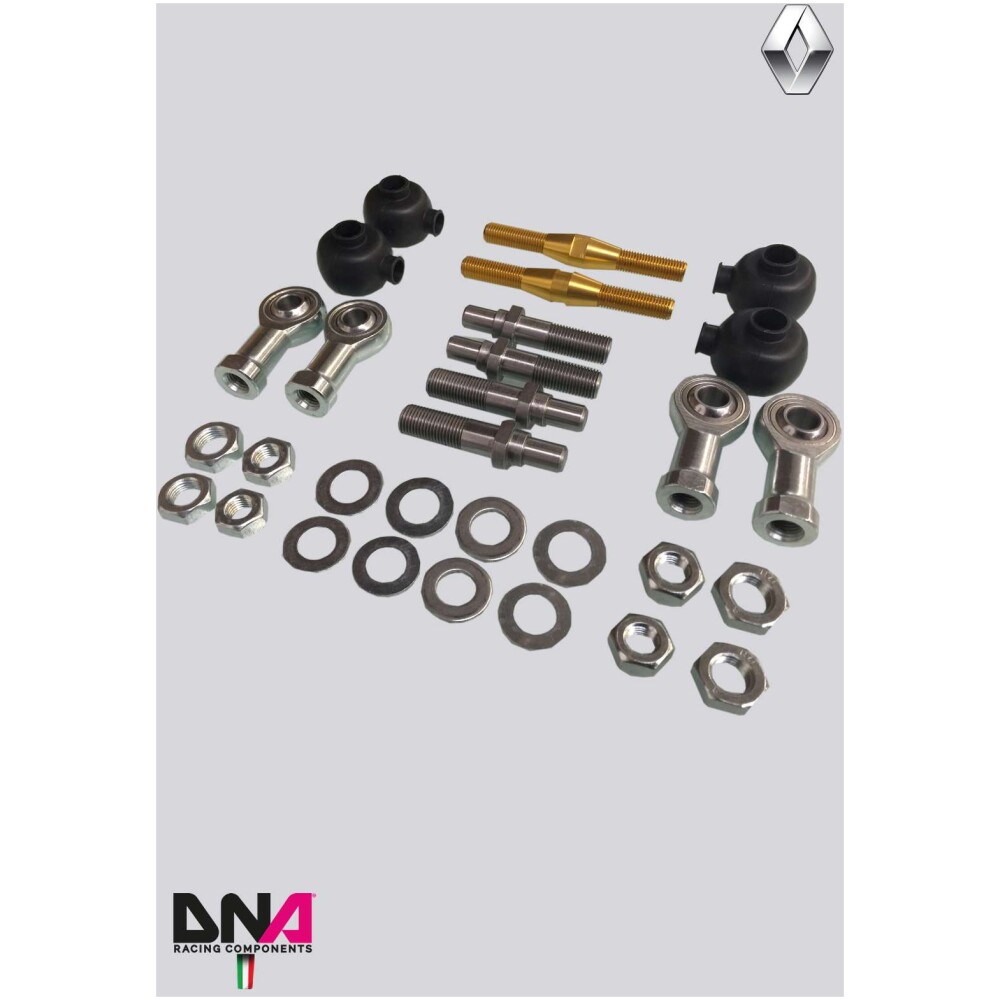 Kit tiranti antisterzata su uniball DNA Racing Renault Clio 3