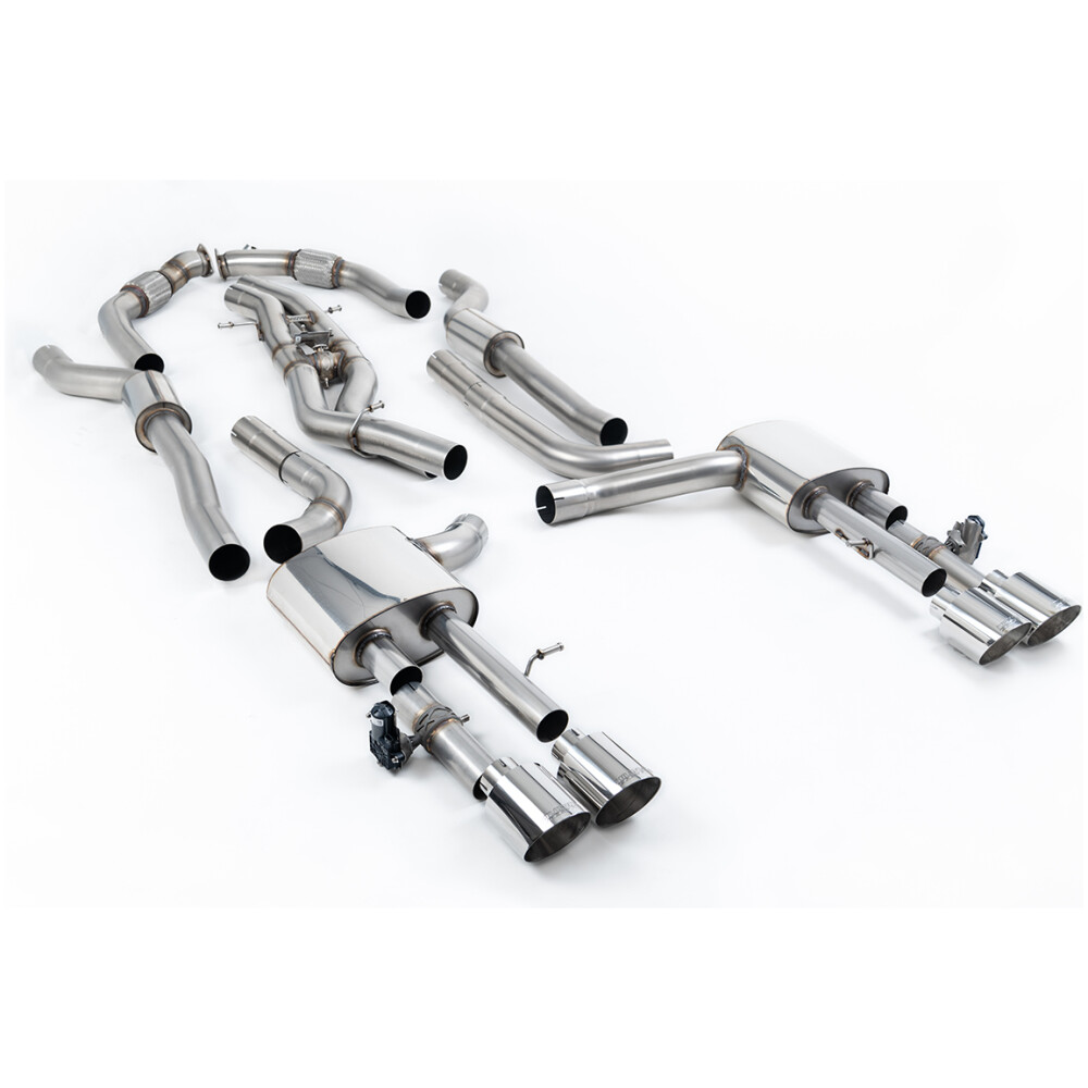 Milltek Cat-back (da dopo il catalizzatore) Audi S8 D5 4.0 TFSI V8 Berlina - Passo lungo (Modelli non OPF/GPF US/ROW) 2020-2025 SSXAU1060