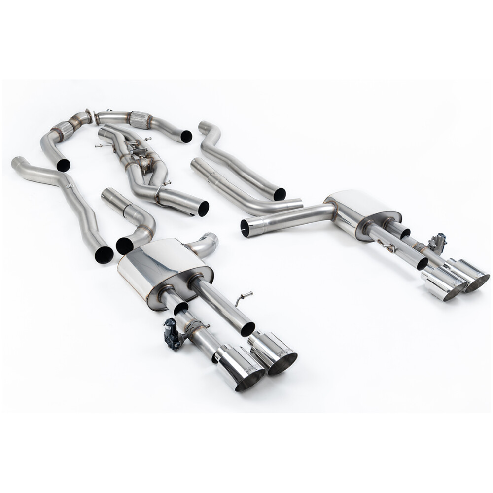 Milltek Cat-back (da dopo il catalizzatore) Audi S8 D5 4.0 TFSI V8 Berlina - Passo lungo (Modelli non OPF/GPF US/ROW) 2020-2025 SSXAU1065