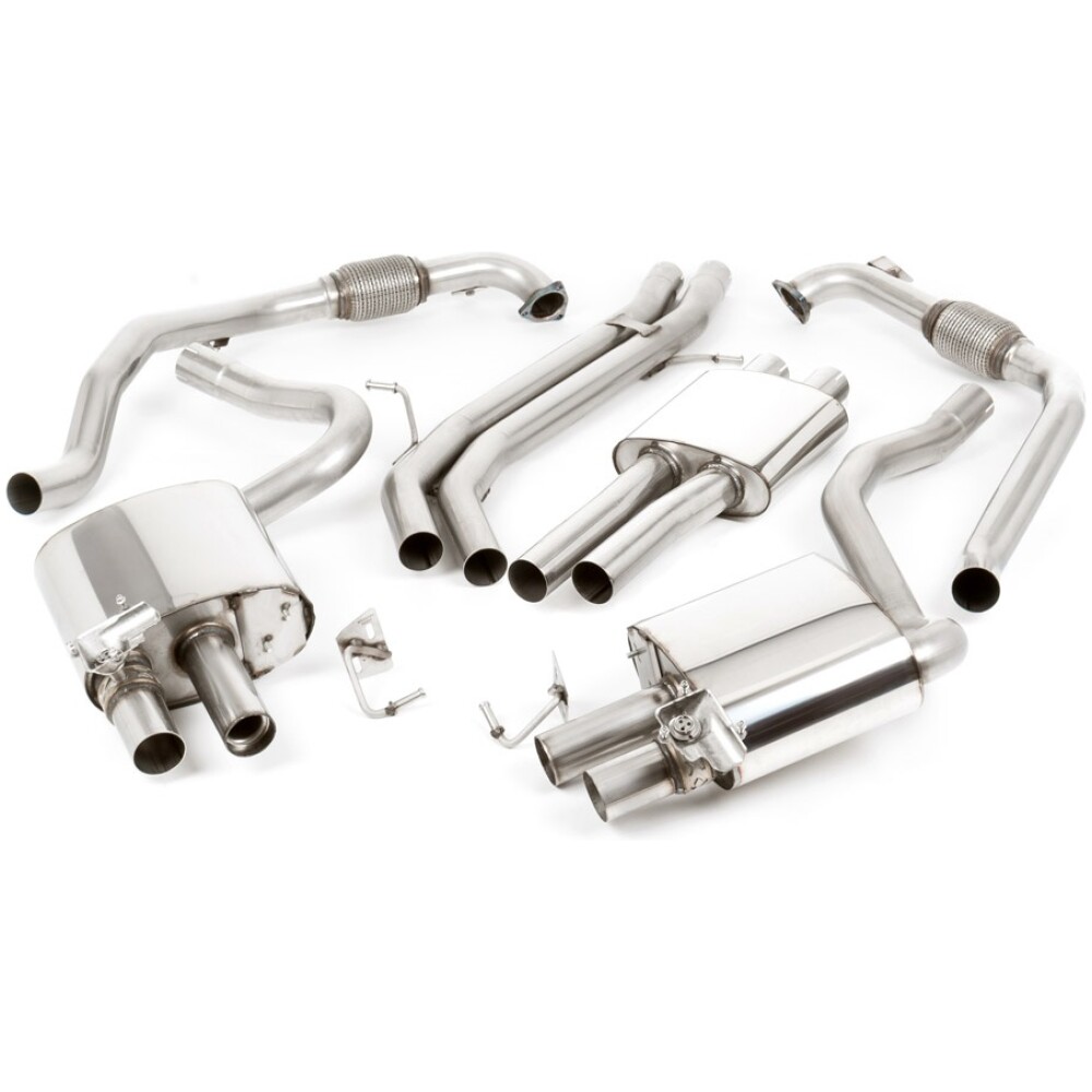 Milltek Cat-back (da dopo il catalizzatore) Audi S4 3.0 Turbo V6 B9 - Berlina/Sedan e Avant (modelli non Sport Diff) - Solo auto con guida a destra 2016-2025 SSXAU1070