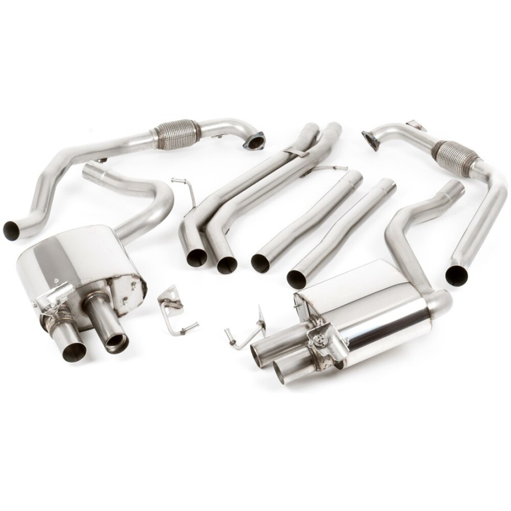 Milltek Cat-back (da dopo il catalizzatore) Audi S4 3.0 Turbo V6 B9 - Berlina/Sedan e Avant (modelli non Sport Diff) - Solo auto con guida a destra 2016-2025 SSXAU1080