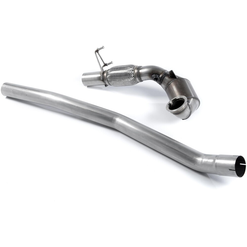 Milltek Downpipe maggiorato e catalizzatore sportivo Hi-Flow Volkswagen Golf MK7 R 2.0 TSI 300 CV (sistemi omologati ECE e 76,2 mm) 2014-2016 SSXAU423