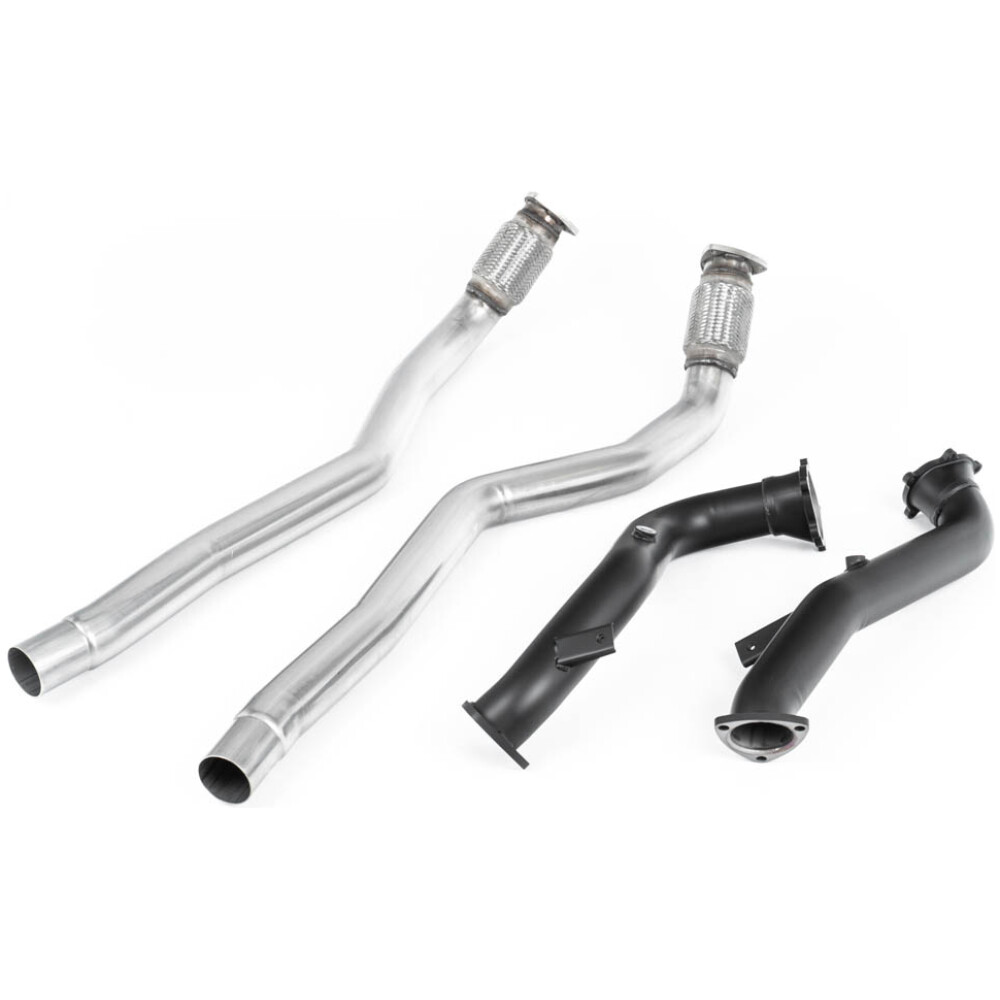 Milltek Downpipe maggiorato e tubi di bypass per Catalizzatori Audi S7 Sportback 4.0 TFSI quattro S tronic 2012-2018 SSXAU555