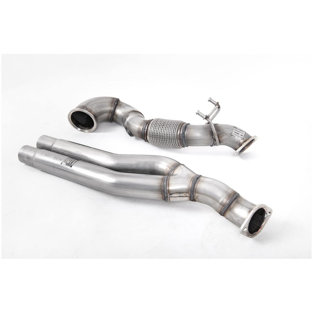 Milltek Downpipe e De-cat maggiorato Audi TT Mk3 TTRS 2.5TFSI Quattro (modelli non OPF/GPF) 2016-2025 SSXAU727