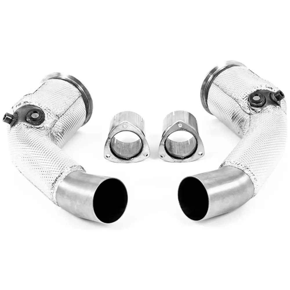 Milltek Downpipe maggiorato e tubi di bypass per Catalizzatori Audi RS6 C8 4.0 V8 bi-turbo in edizione Performance (modelli OPF/GPF) 2019-2025 SSXAU871