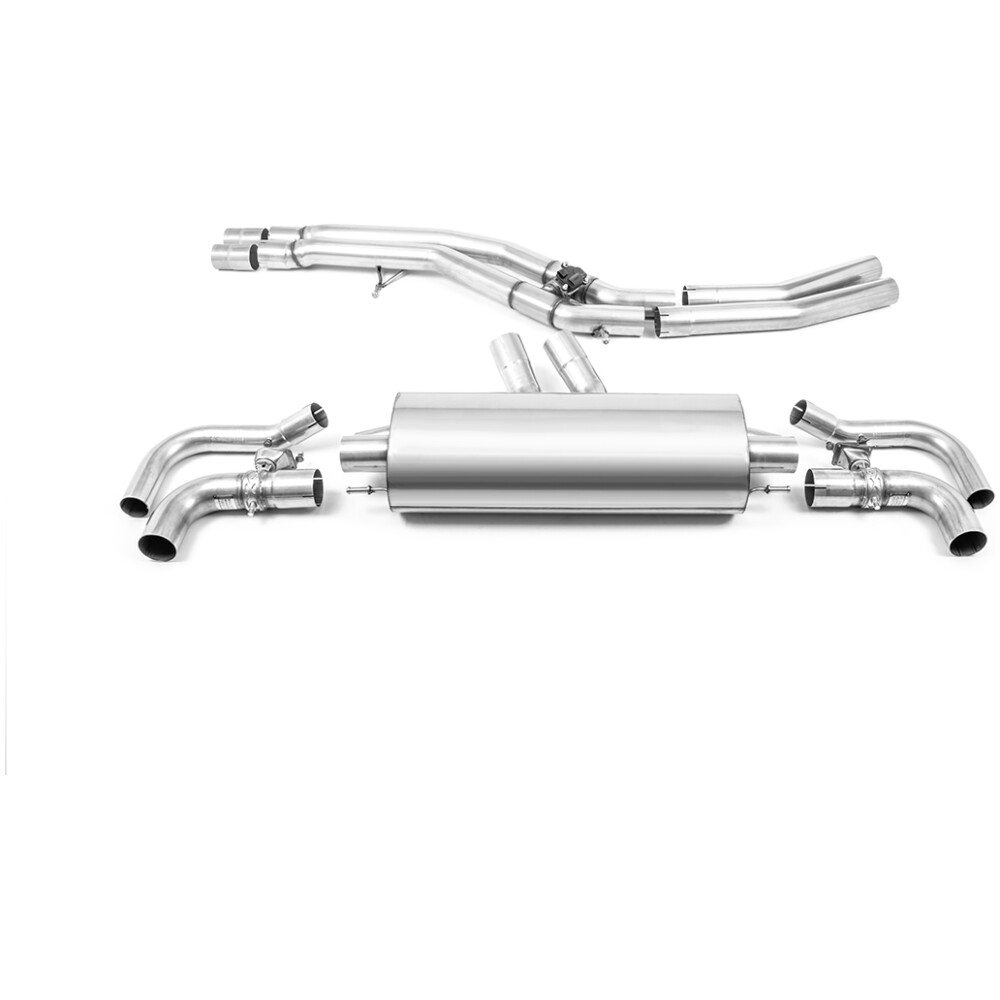 Milltek Front Pipe-back Audi RSQ8 4.0 V8 Bi-Turbo (modelli non dotati di OPF / GPF) 2020-2025 SSXAU898