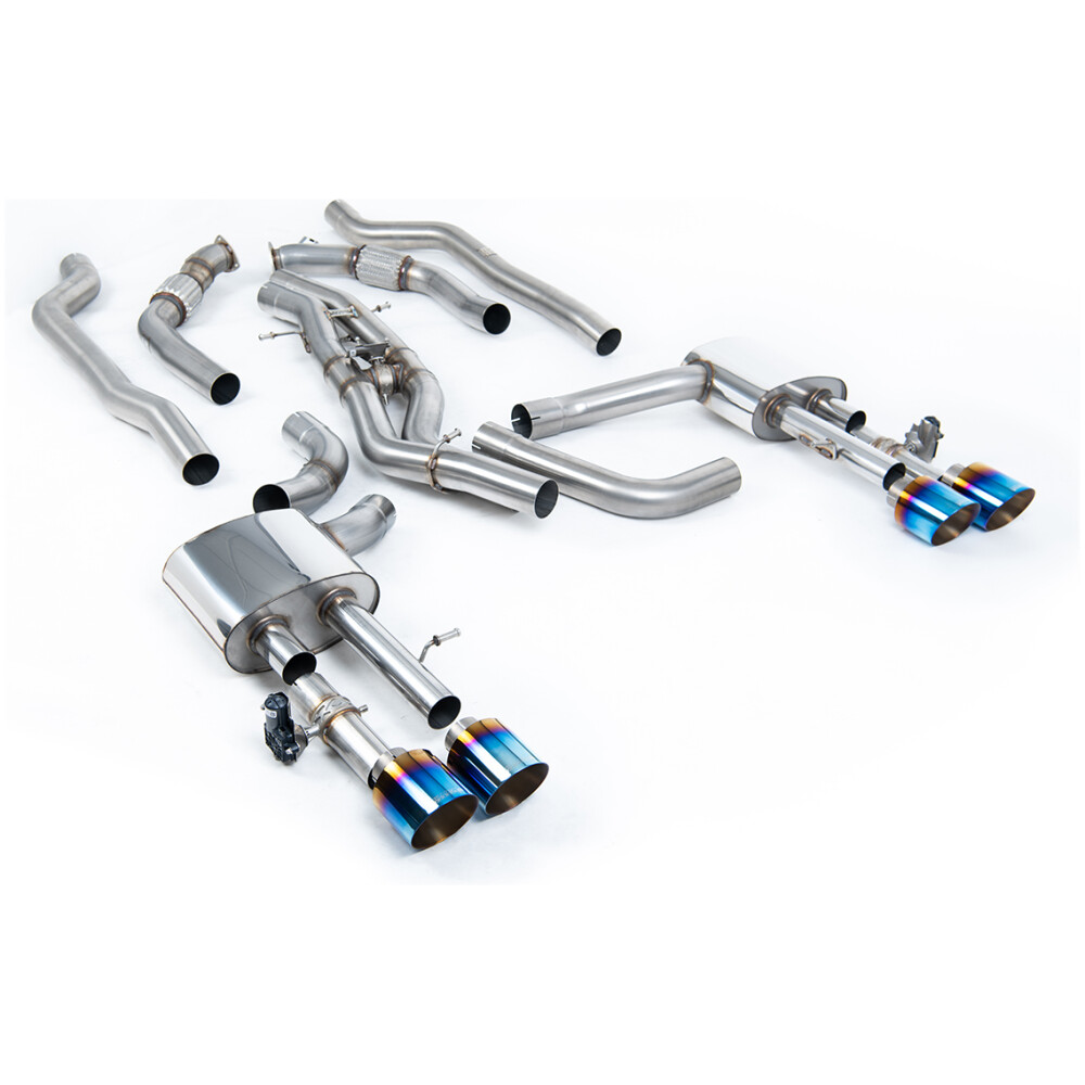 Milltek Cat-back (da dopo il catalizzatore) Audi S8 D5 4.0 TFSI V8 Berlina - Passo standard (Modelli non OPF/GPF US/ROW) 2020-2025 SSXAU951