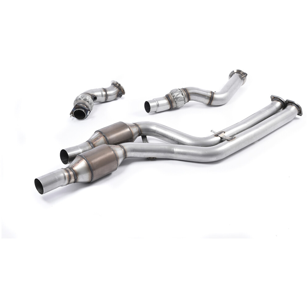 Milltek Downpipe maggiorato e Catalizzatori sportivi Hi-Flow BMW Serie 3 F80 M3 e M3 berlina Competition (solo modelli non OPF/GPF) 2014-2018 SSXBM1030