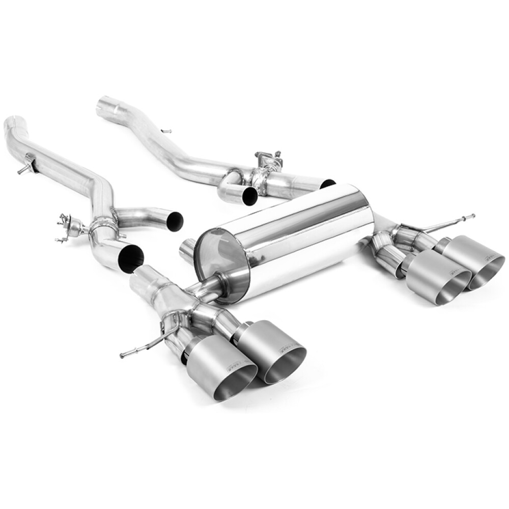 Milltek Axle back BMW Serie 3 G80/G81 M3 e M3 Competition S58 3.0 Turbo (solo auto equipaggiate con OPF/GPF) inclusi i modelli Touring e XDrive 2020-2025 SSXBM1171