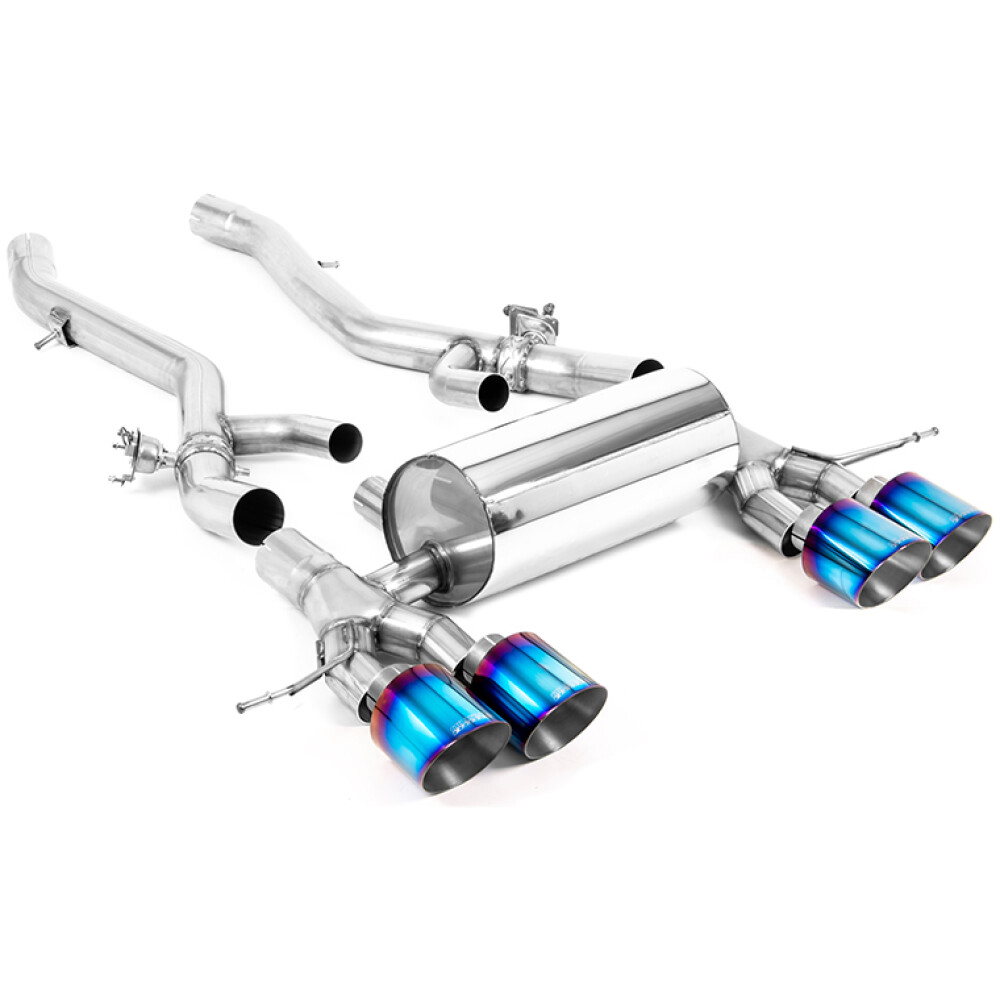 Milltek Axle back BMW Serie 3 G80 M3 e M3 Competition S58 3.0 Turbo (solo auto non OPF/GPF del Nord America / ROW) 2021-2025 SSXBM1172