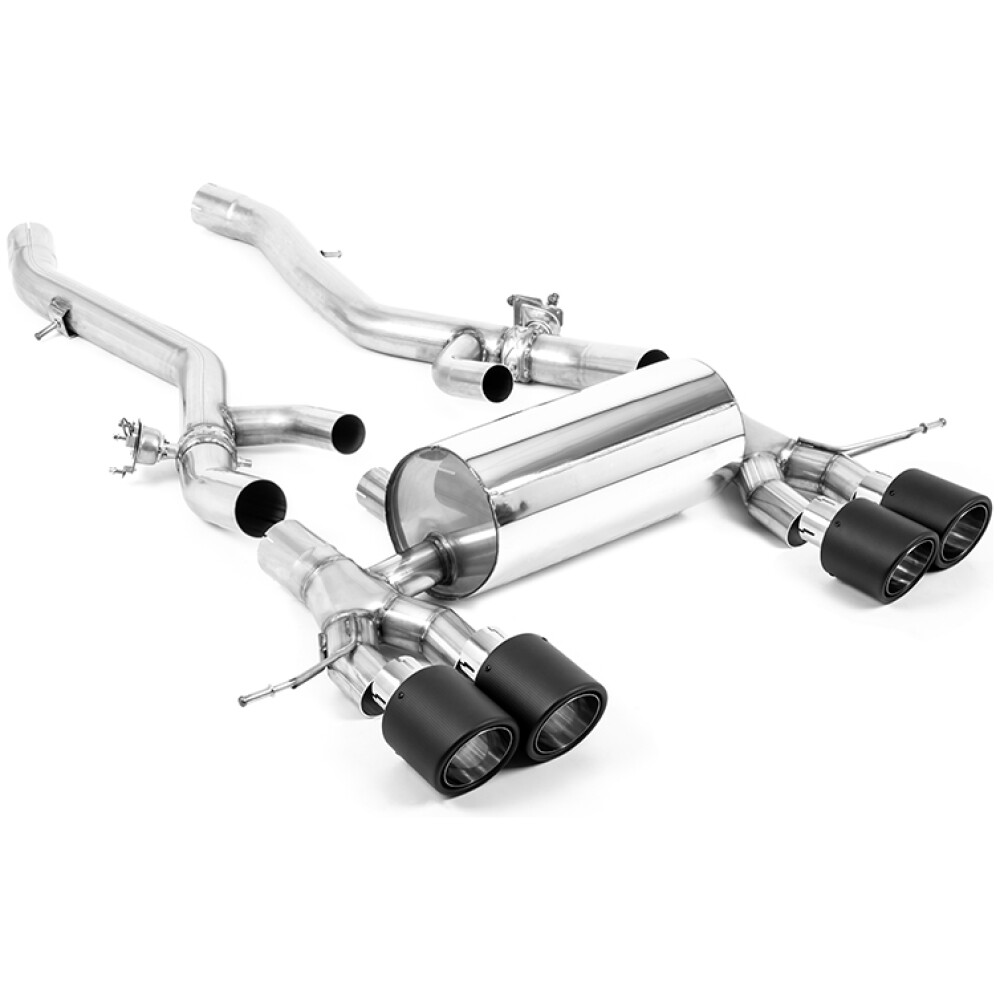 Milltek Axle back BMW Serie 3 G80/G81 M3 e M3 Competition S58 3.0 Turbo (solo auto equipaggiate con OPF/GPF) inclusi i modelli Touring e XDrive 2020-2025 SSXBM1173