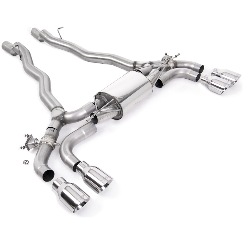 Milltek Front Pipe-back BMW Serie 5 M5 e M5 Competition 4.4l Twin Turbo F90 (Nord America / ROW Cars) 2019-2025 SSXBM1174