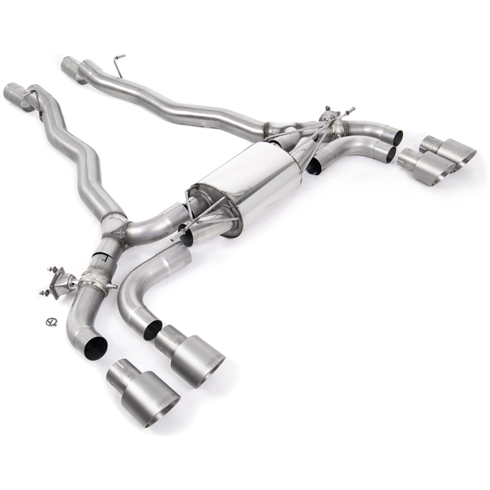 Milltek Axle back BMW Serie 5 M5 e M5 Competition 4.4l Twin Turbo F90 (auto non OPF/GPF) 2018-2020 SSXBM1176