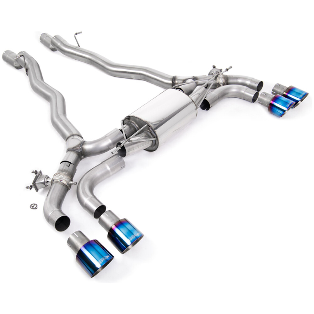 Milltek Axle back BMW Serie 5 M5 e M5 Competition 4.4l Twin Turbo F90 (auto non OPF/GPF) 2018-2020 SSXBM1177