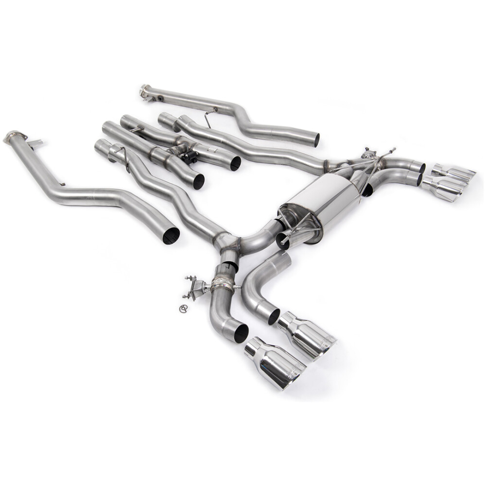 Milltek Cat-back (da dopo il catalizzatore) BMW Serie 5 M5 e M5 Competition 4.4l Twin Turbo F90 LCI (auto equipaggiate con OPF/GPF) 2021-2025 SSXBM1227