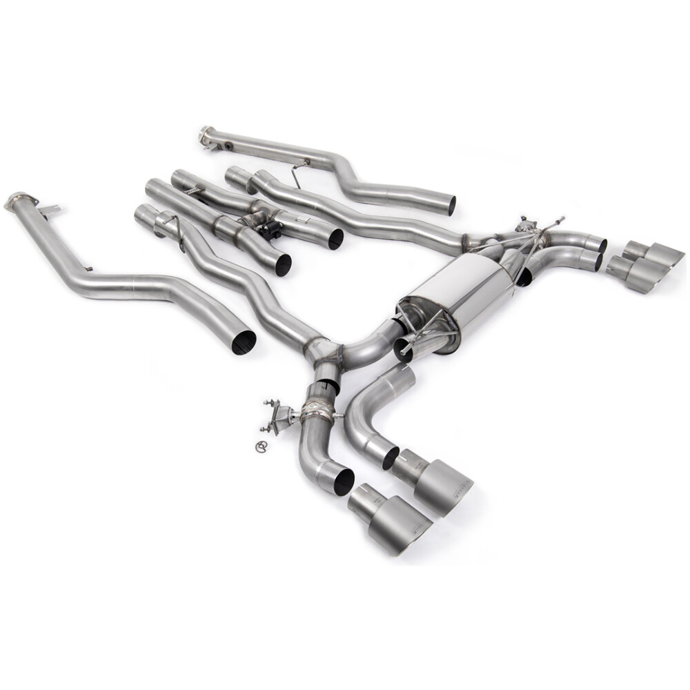 Milltek Cat-back (da dopo il catalizzatore) BMW Serie 5 M5 e M5 Competition 4.4l Twin Turbo F90 LCI (auto equipaggiate con OPF/GPF) 2021-2025 SSXBM1229