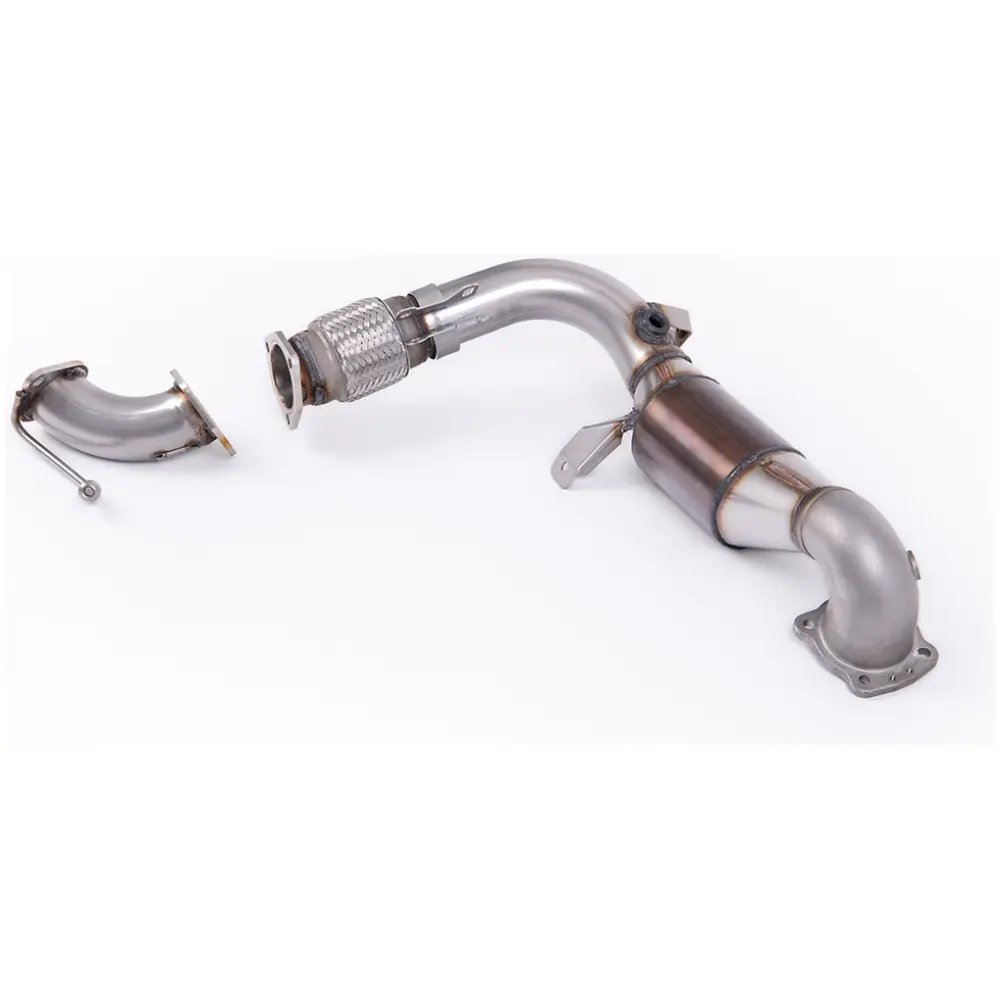 Milltek Downpipe maggiorato e catalizzatore sportivo Hi-Flow Ford Fiesta Mk7/Mk7.5 1.0T EcoBoost (100/125/140 CV) 2013-2017 SSXFD102