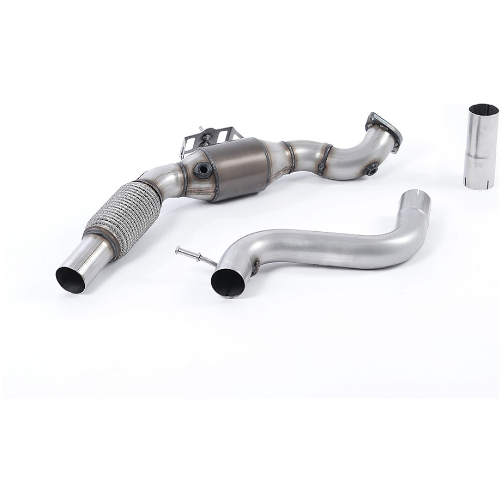 Milltek Downpipe maggiorato e catalizzatore sportivo Hi-Flow Ford Mustang 2.3 EcoBoost (S550 Fastback) 2015-2018 SSXFD169