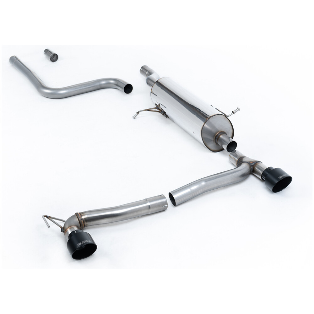 Milltek DPF back (da dopo il FAP/OPF) Ford Fiesta Mk8 1.0T EcoBoost ST-Line 3 e 5 porte (solo modelli 100ps e 125ps OPF/GPF) - Kit Maxton a doppia uscita 2019-2025 SSXFD388