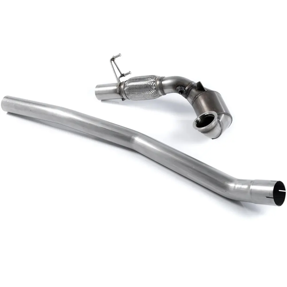 Milltek Downpipe maggiorato e catalizzatore sportivo Hi-Flow Volkswagen Golf MK7.5 GTi (solo modelli con pacchetto prestazioni e modelli non dotati di OPF/GPF) 2017-2018 SSXVW283