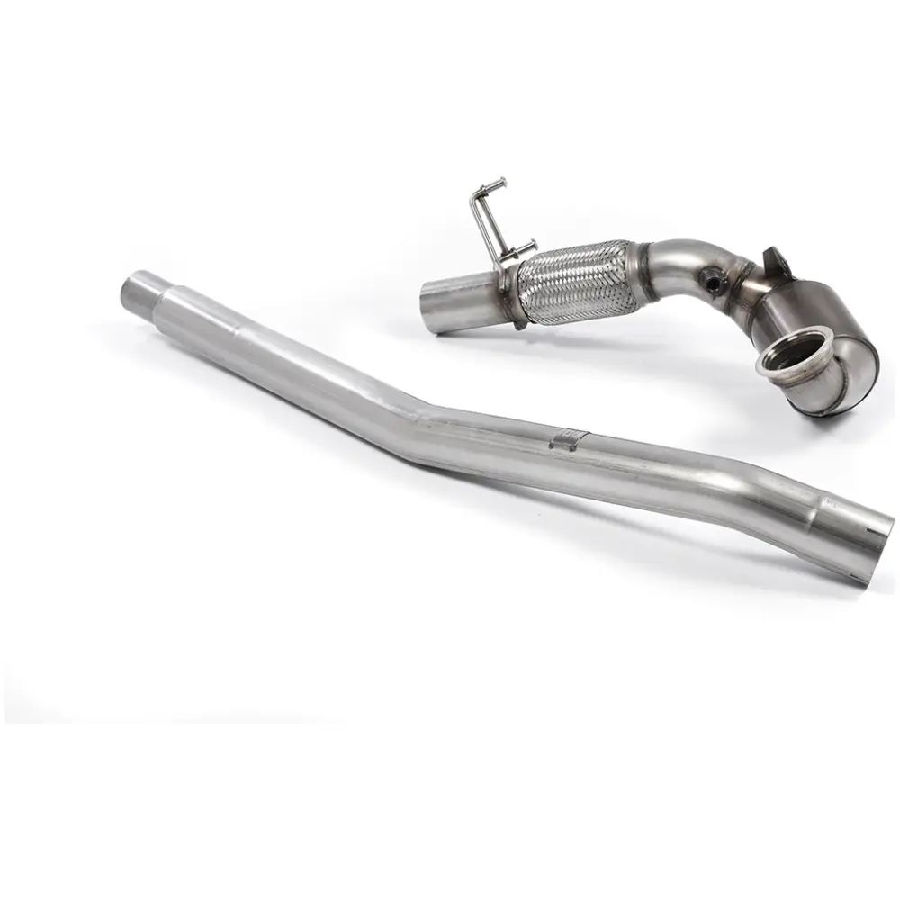 Milltek Downpipe maggiorato e catalizzatore sportivo Hi-Flow Volkswagen Golf MK7.5 GTi (solo modelli con pacchetto prestazioni e modelli non dotati di OPF/GPF) 2017-2018 SSXVW396